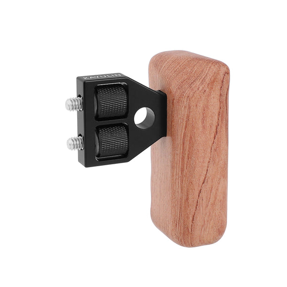 KAYULIN DSLR Wooden Handle fr right Grip Mount Support for DV Video Cage Rig Photo Studio Accessories K0207