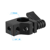 KAYULIN new design 15mm Rod Clamp Adjustable Black Ratchet Wingnut K0023