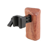 KAYULIN DSLR Camera Wooden Handle Grip Quick Release NATO Side Handle (Right Hand) K0101